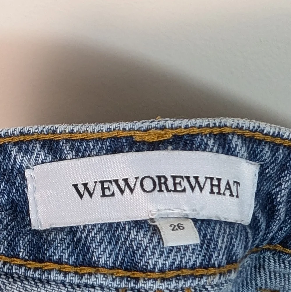 WeWoreWhat Wide Leg Baggy Denim Jeans Size 26 - Picture 5 of 12